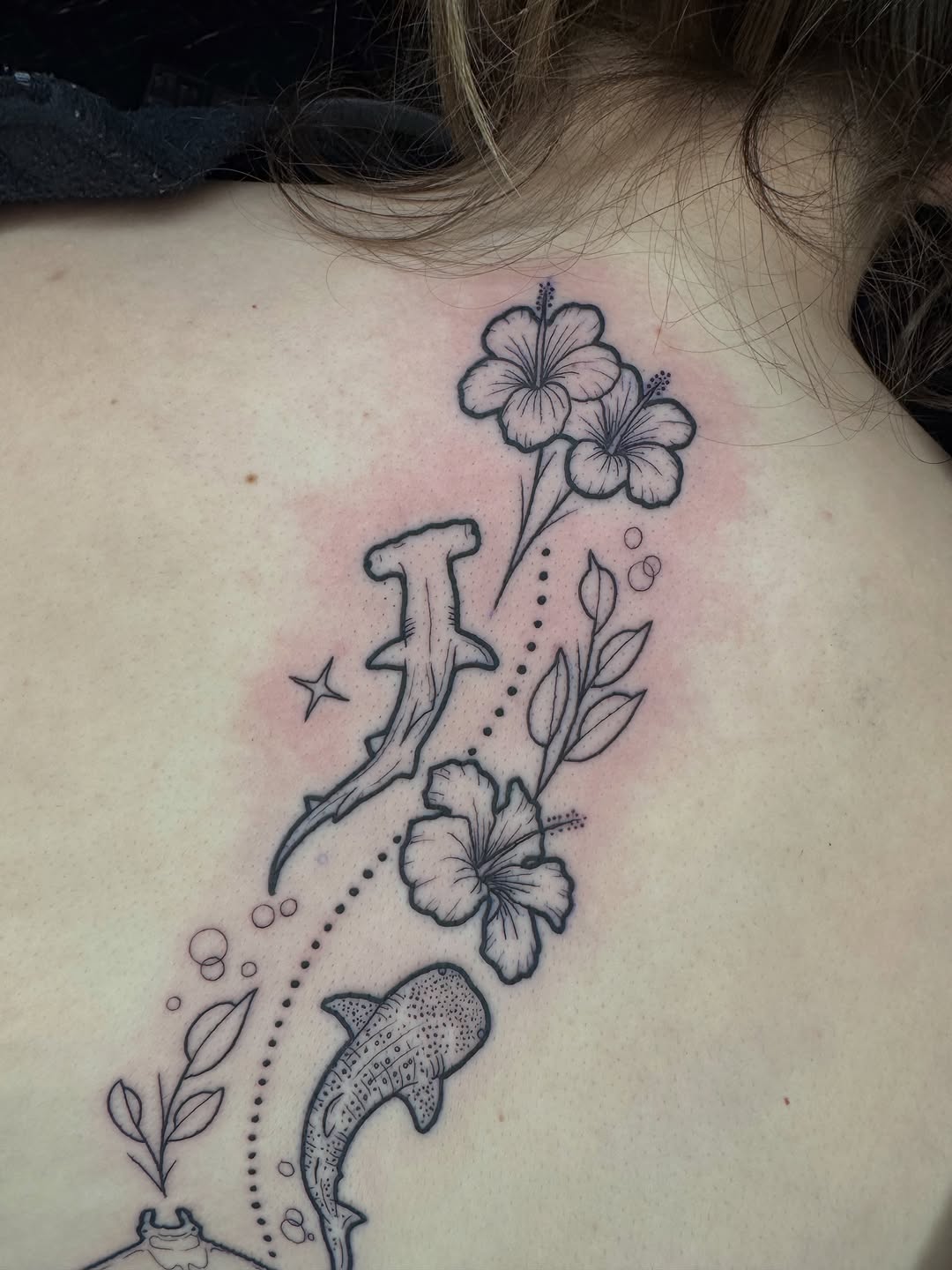 Tattoo by @shawndoestattoos โ fine_line, black_and_grey