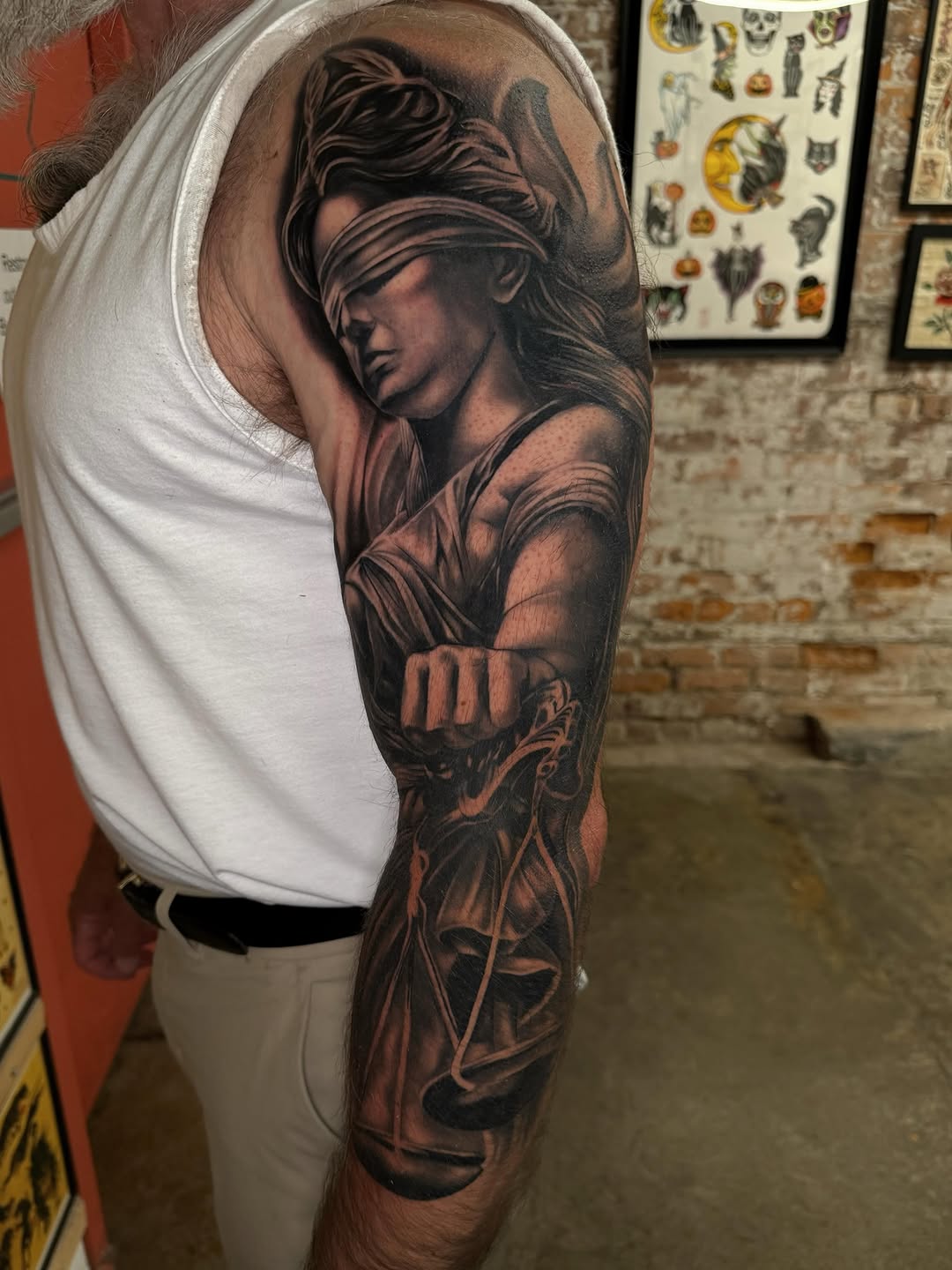 Tattoo by @mattoo33 โ realism, black_and_grey