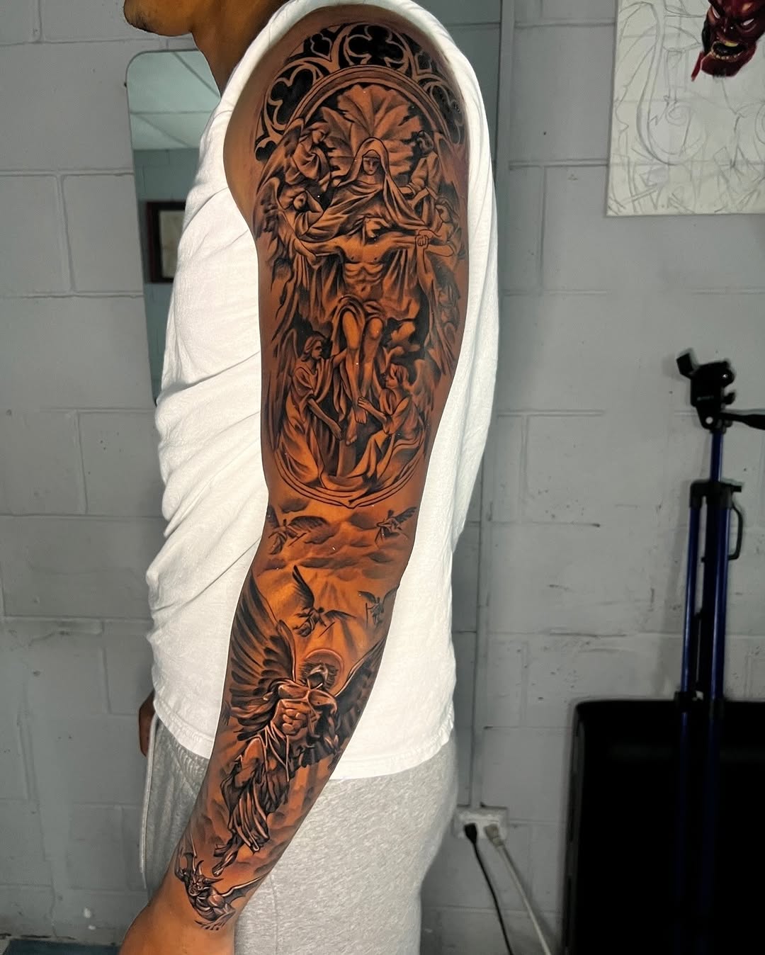 Tattoo by @ghostlytatz β black_and_grey, realism