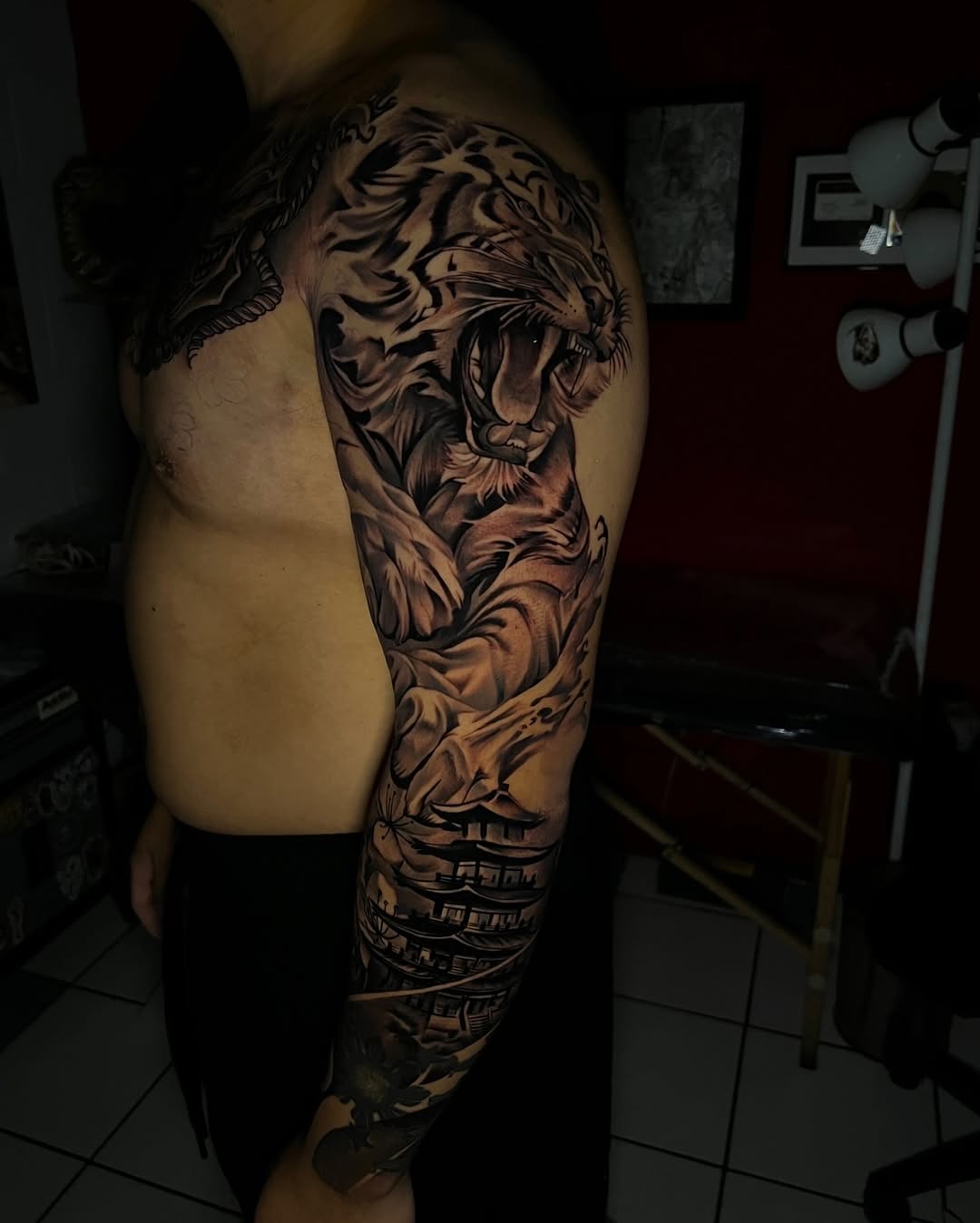 Tattoo by @ghostlytatz β realism, black_and_grey