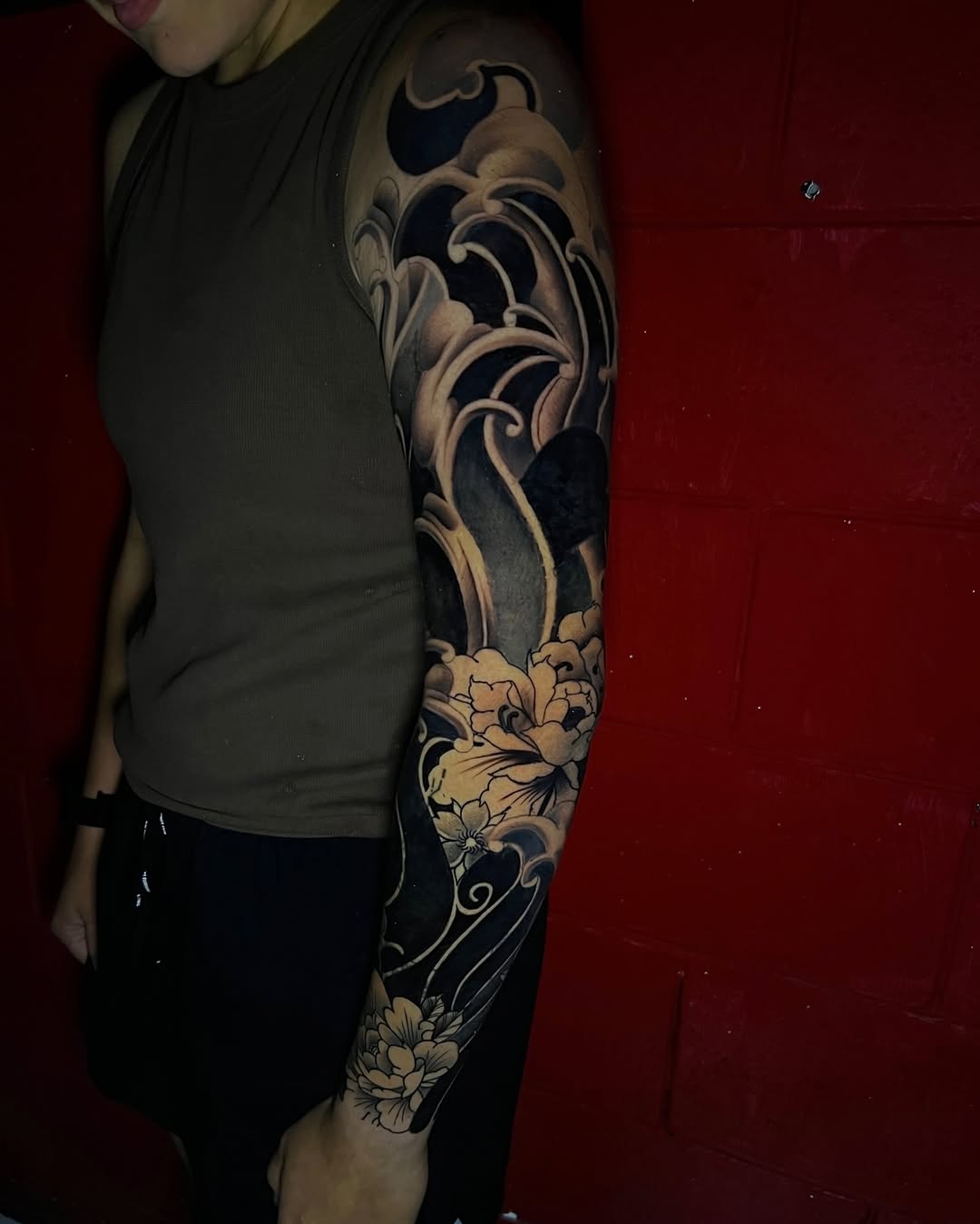 Tattoo by @ghostlytatz β japanese_irezumi, black_and_grey