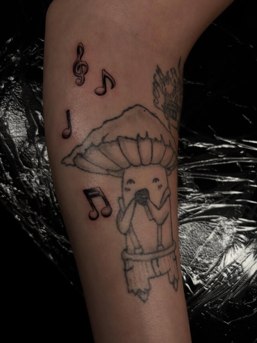 Tattoo by @swagthatheals — illustrative, black_and_grey