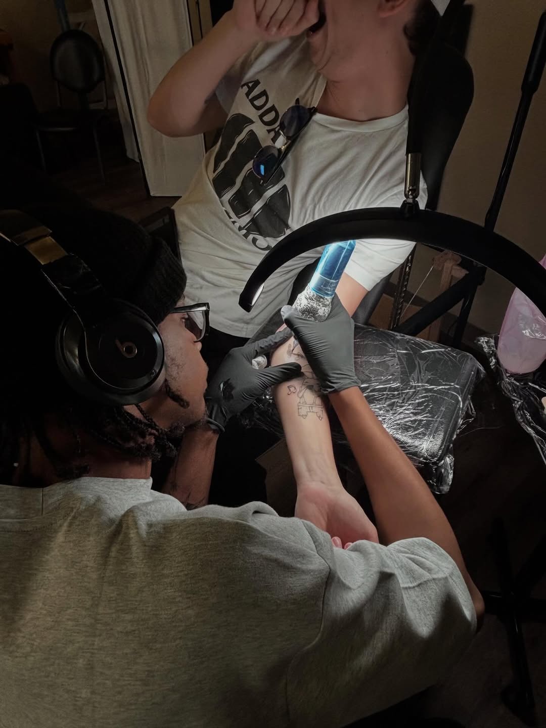 Tattoo by @swagthatheals — illustrative, sketch