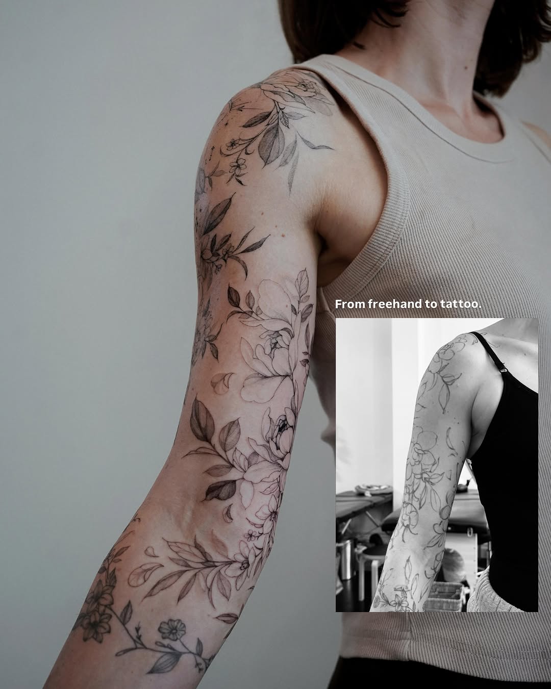 Tattoo by @yeonji_heart โ fine_line, illustrative