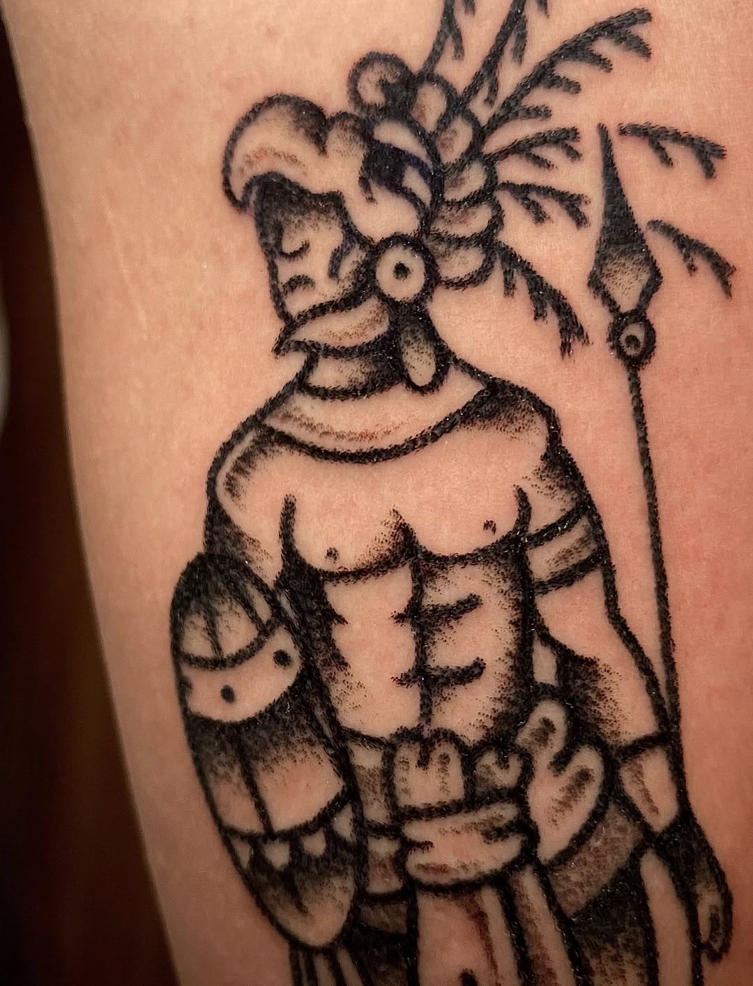 Tattoo by @cluelesstattoos — american_traditional, illustrative