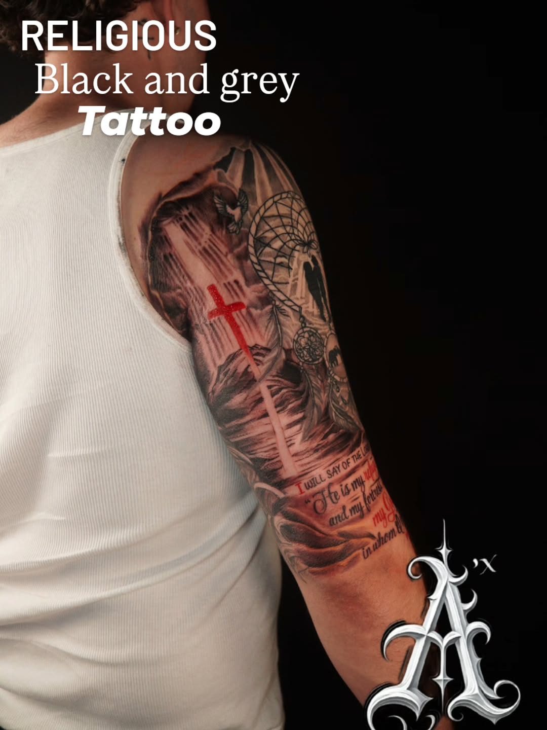 Tattoo by @tattoobytats โ black_and_grey, illustrative