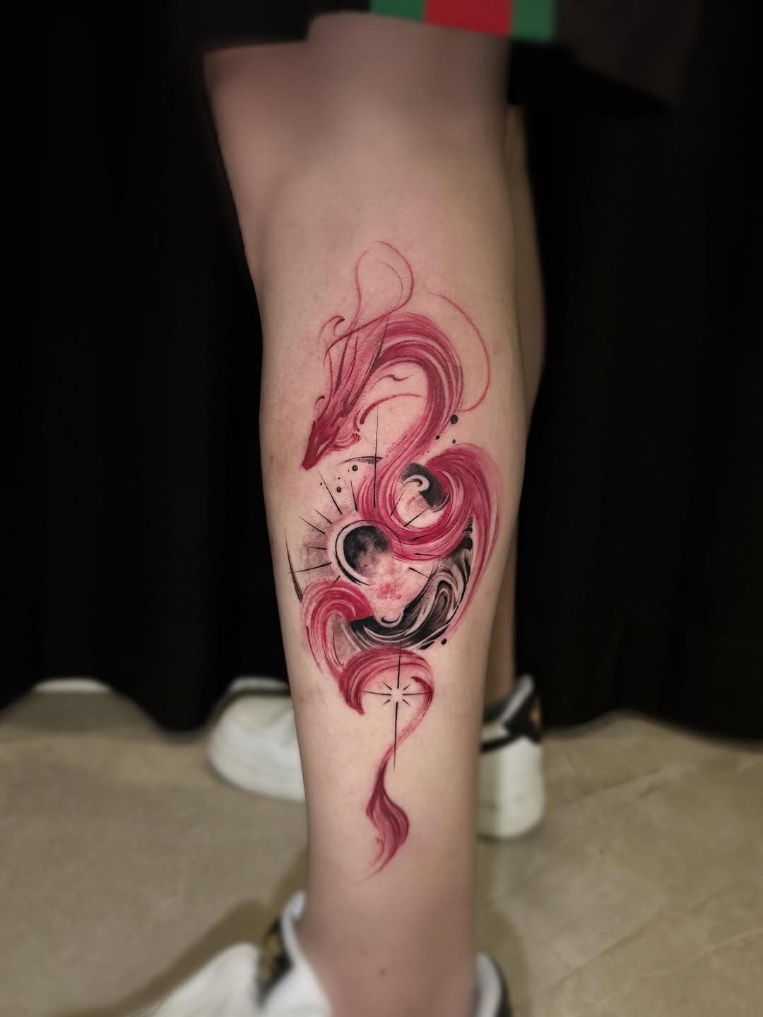 Tattoo by @david.george.tattoo β watercolor, trash_polka