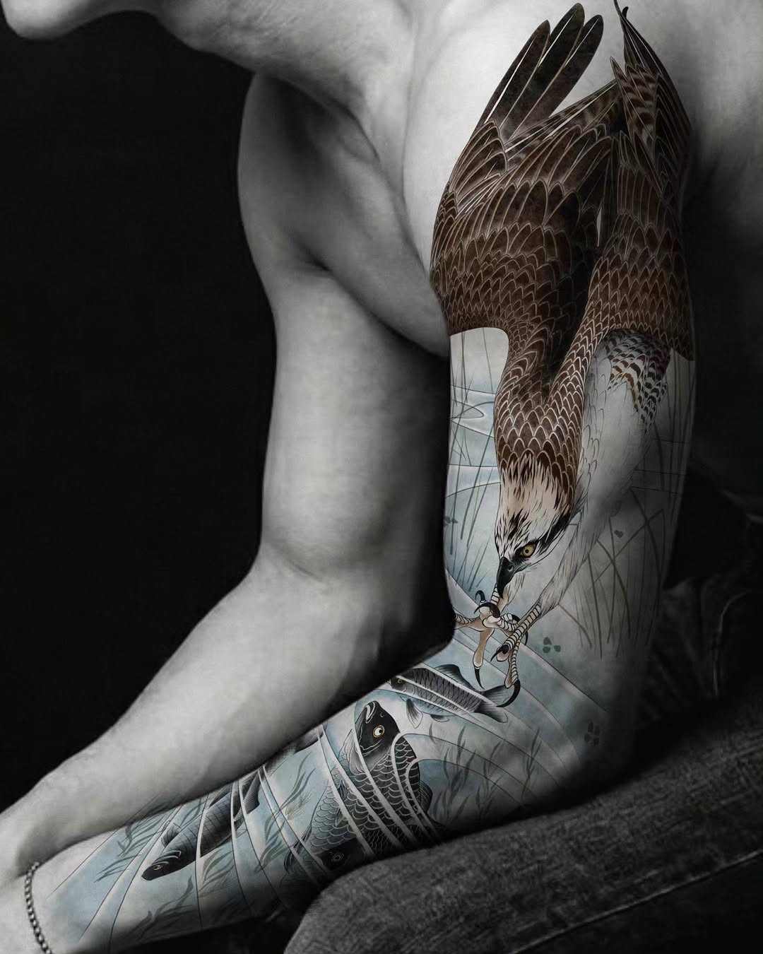 Tattoo by @onsil.ink — realism, japanese_irezumi