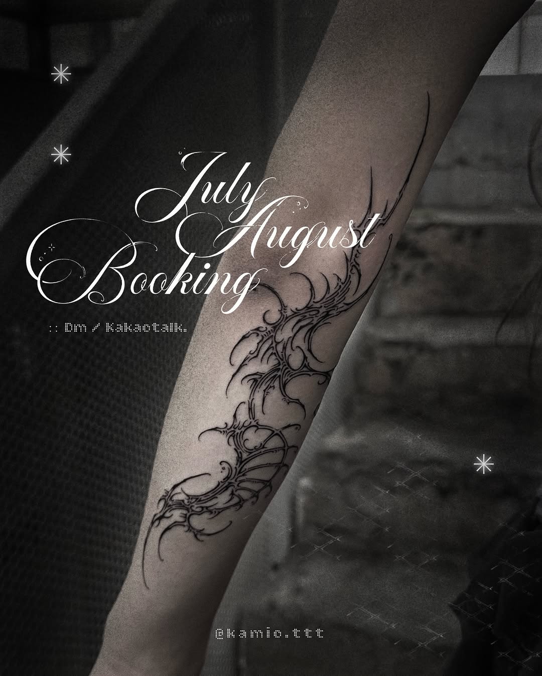 Tattoo by @kamio.ttt — blackwork, ornamental