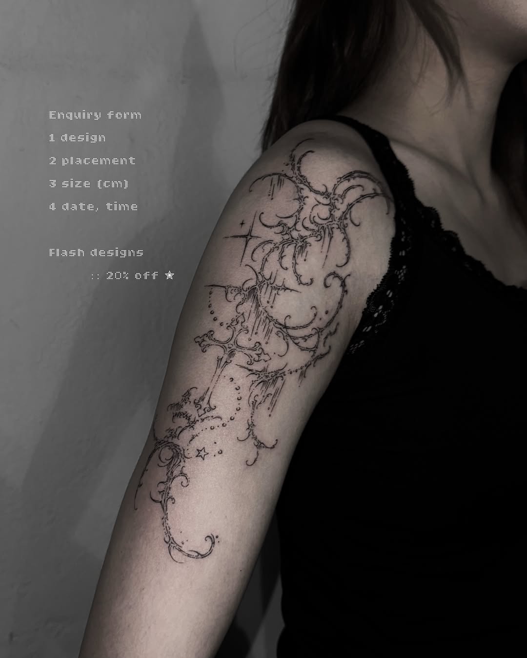 Tattoo by @kamio.ttt — fine_line, ornamental