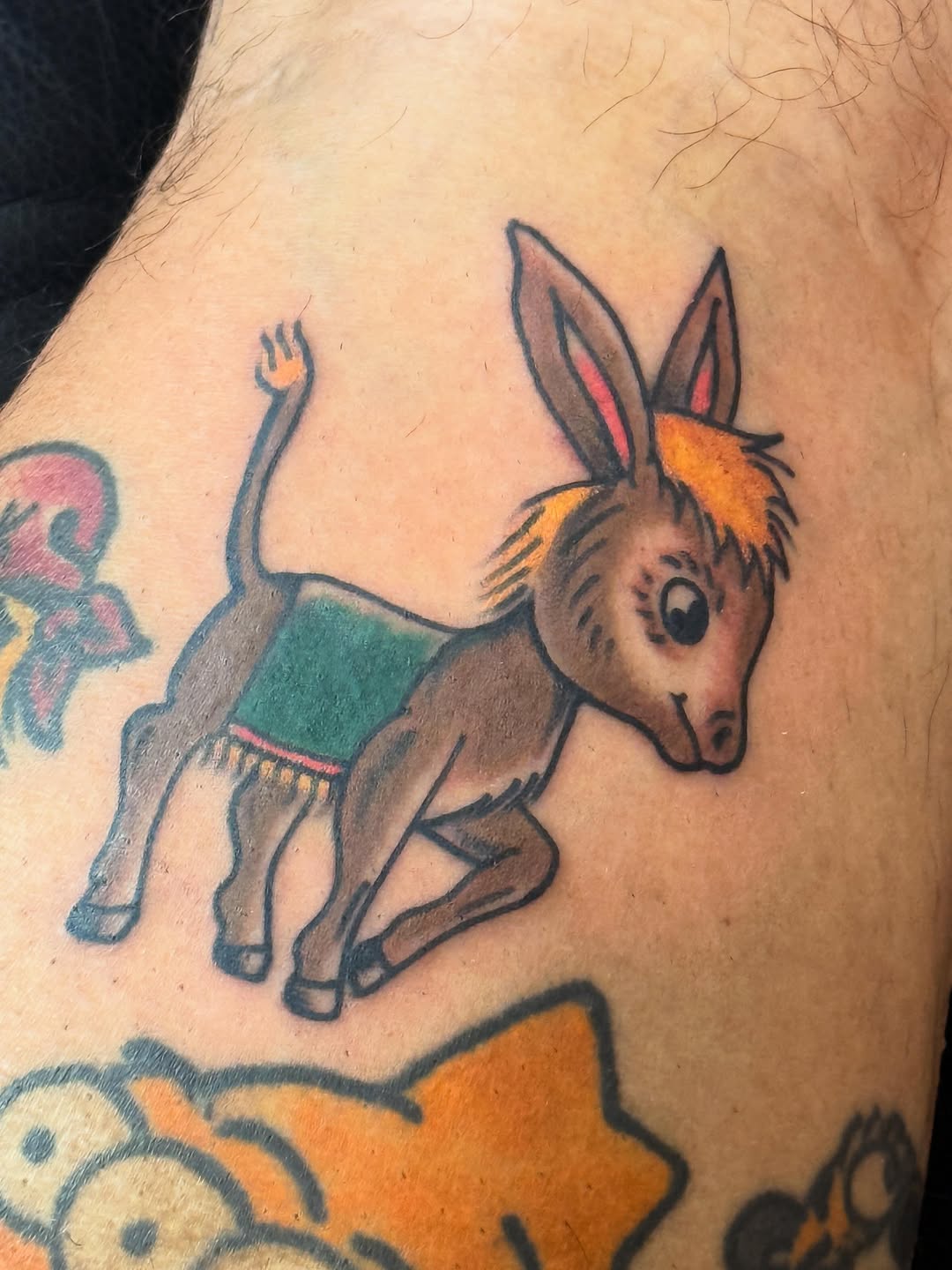 Tattoo by @ladycausemaker — american_traditional, new_school