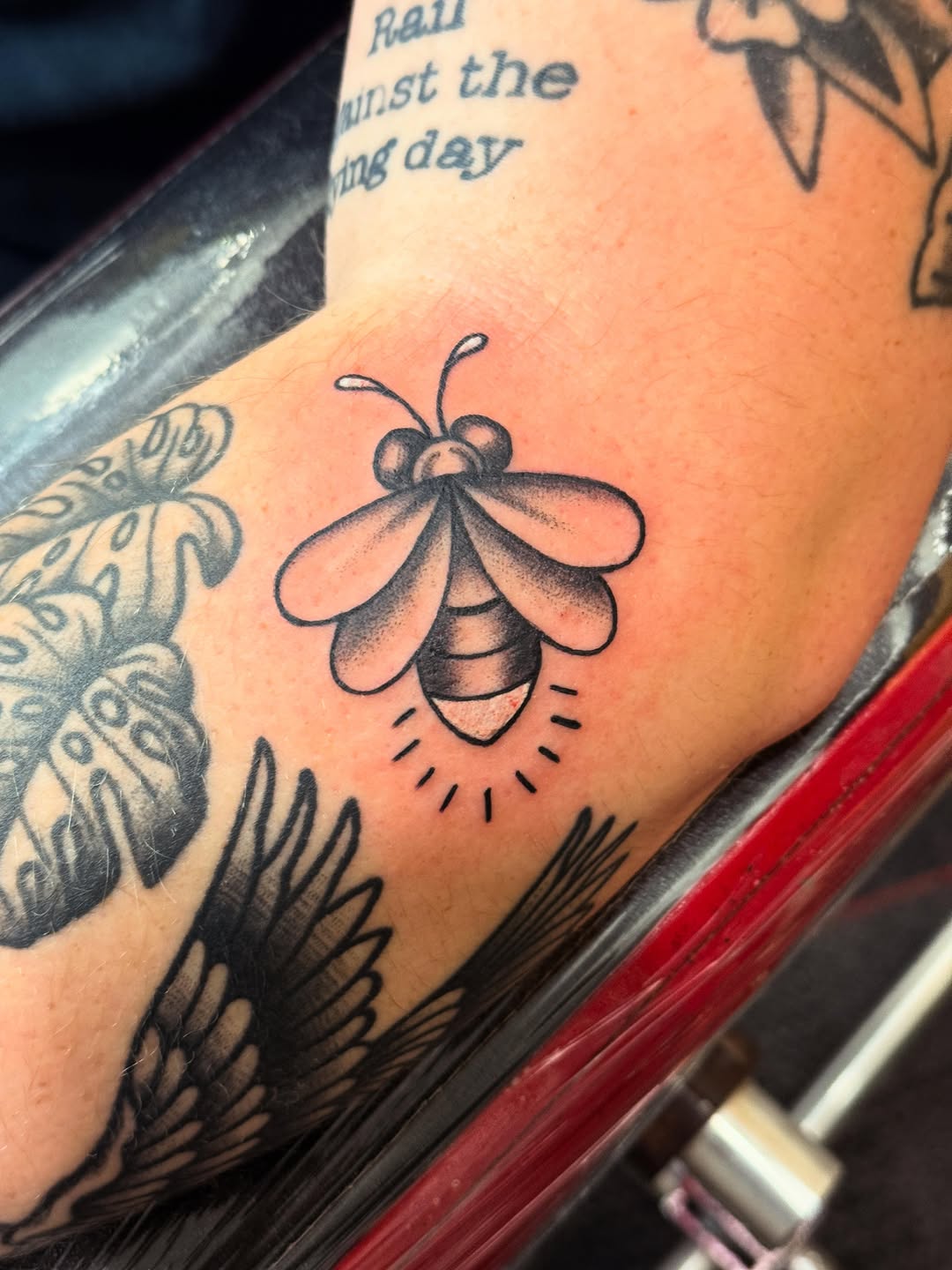Tattoo by @ladycausemaker — black_and_grey