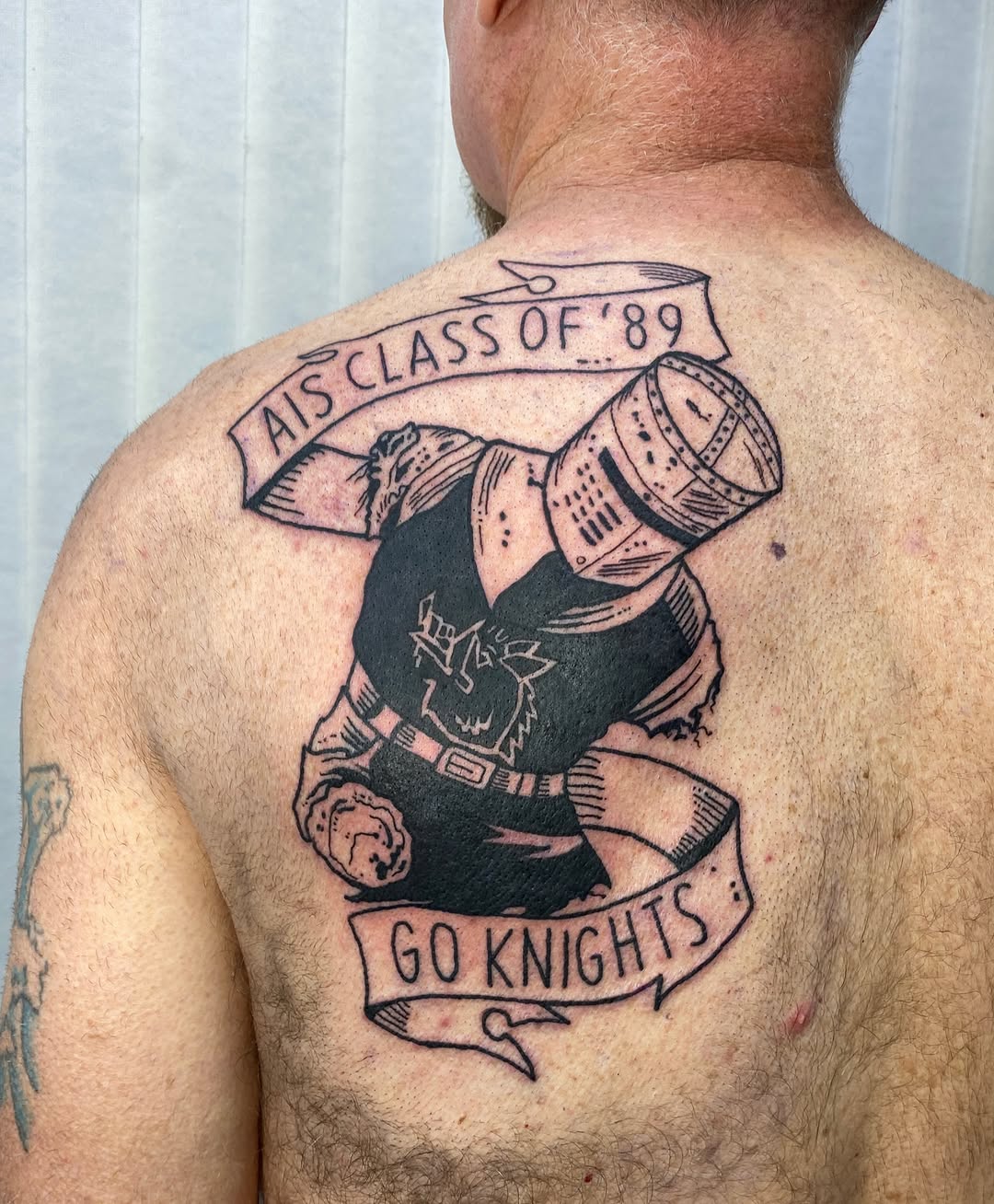 Tattoo by @mikegor โ blackwork