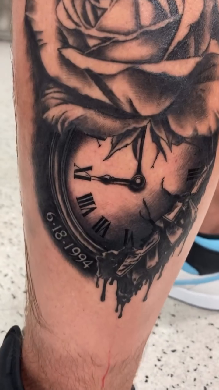Tattoo by @madtimtattoos — realism, black_and_grey