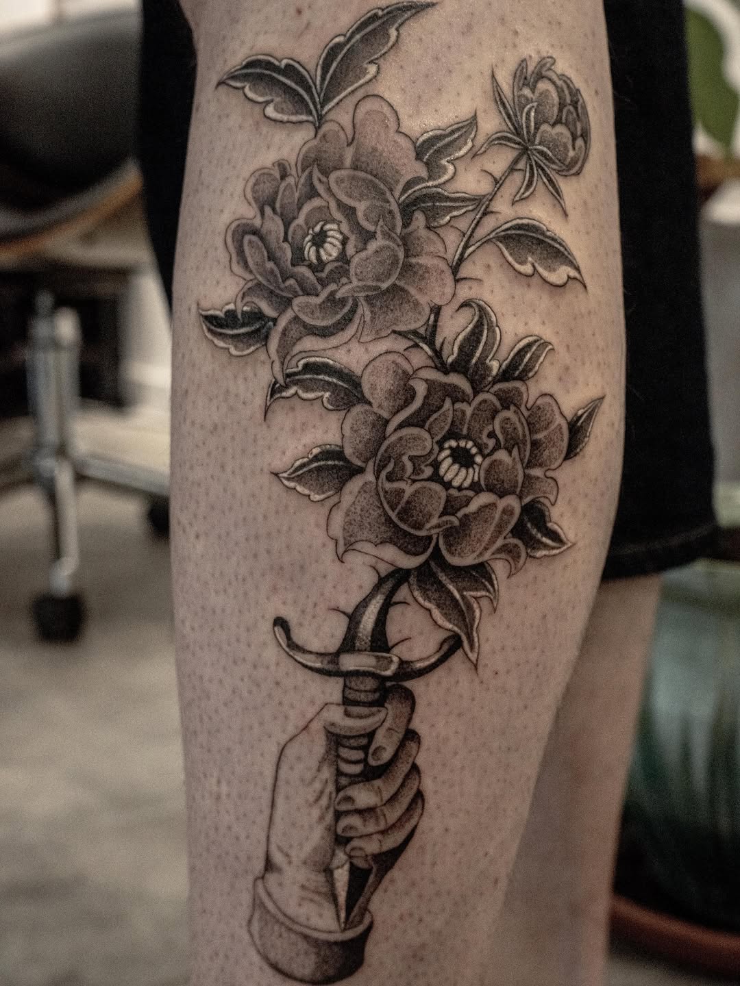 Tattoo by @bluebird.ink β black_and_grey, realism