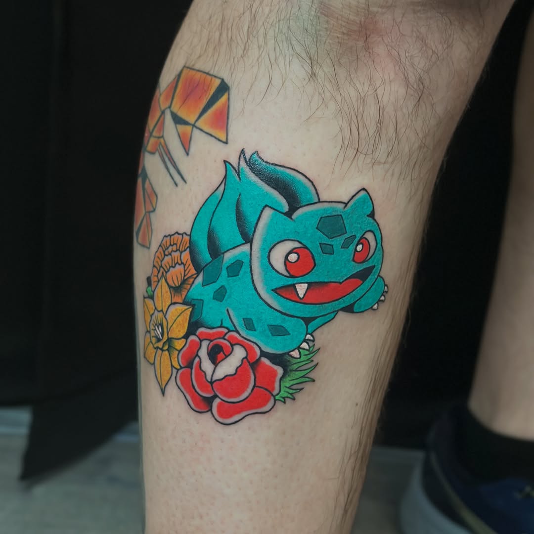 Tattoo by @tyylerbydesign — anime, neo_traditional