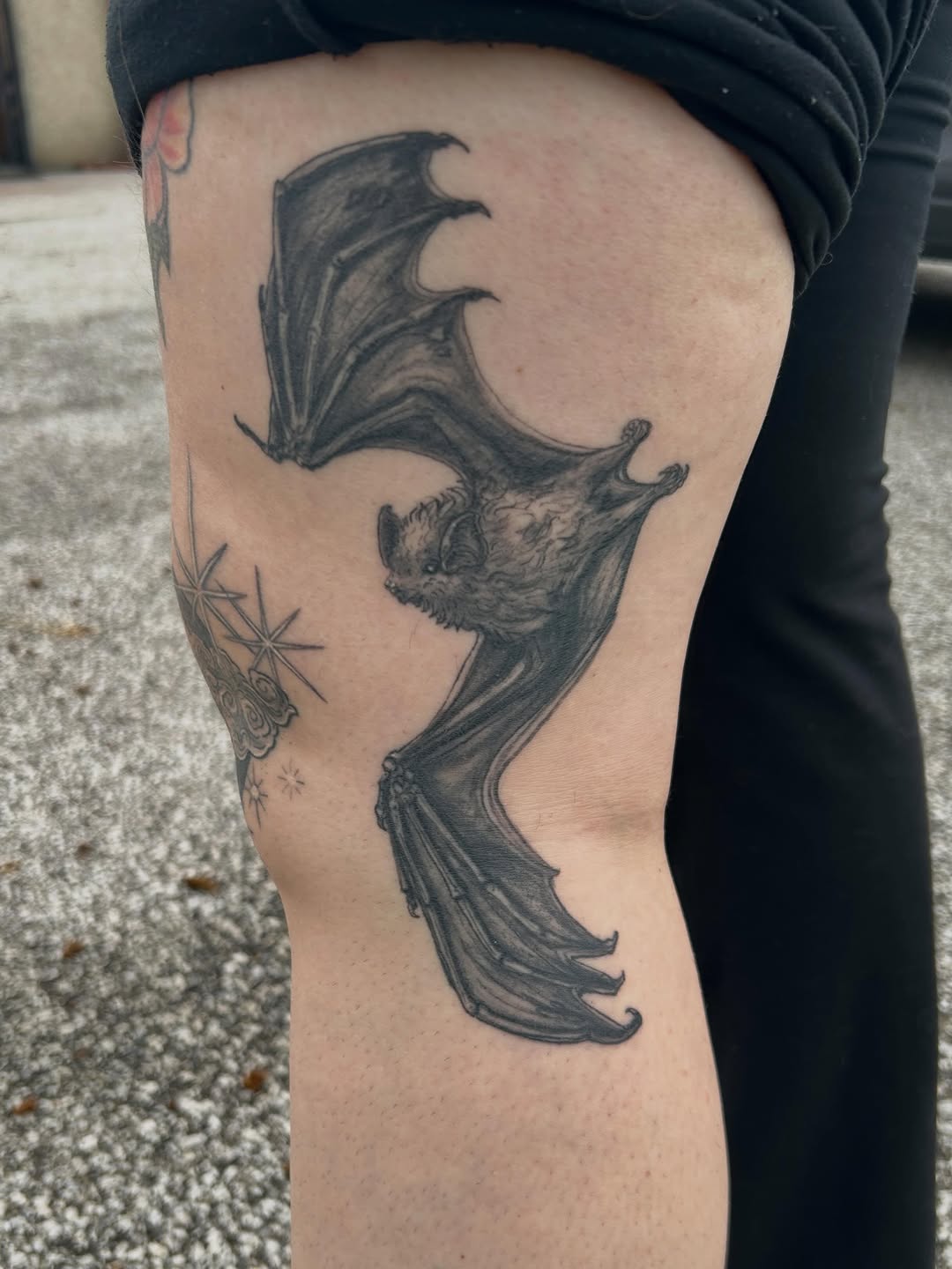 Tattoo by @bhendrixart โ realism, black_and_grey