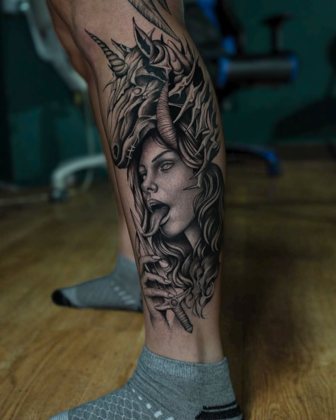 Tattoo by @tats.angel β dark_realism, illustrative