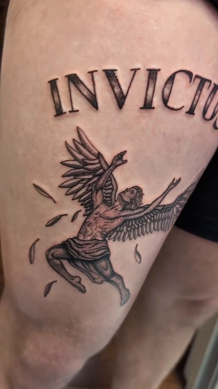 Tattoo by @kariswho — black_and_grey, realism