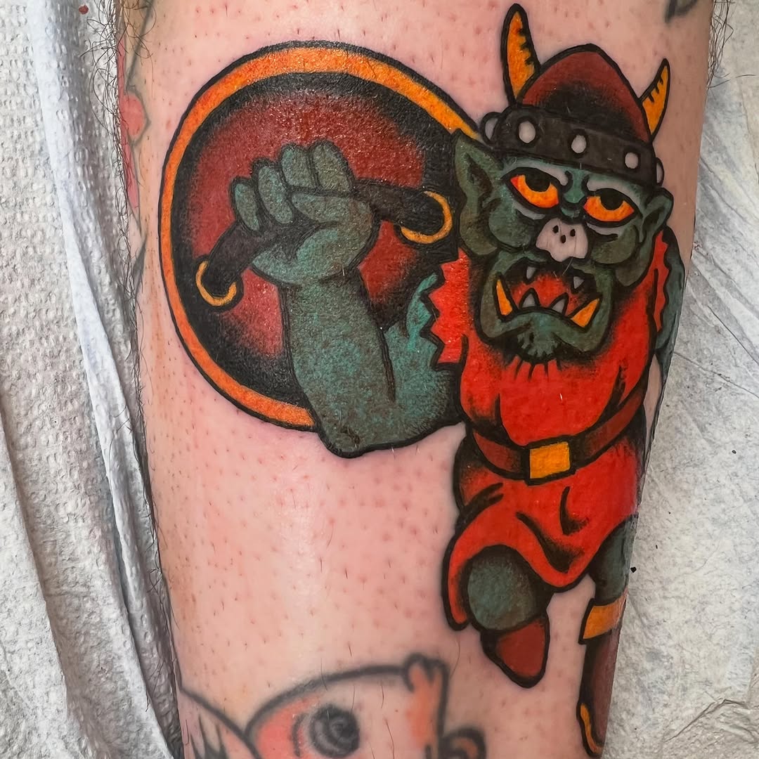 Tattoo by @sweetboytattoo — american_traditional, illustrative