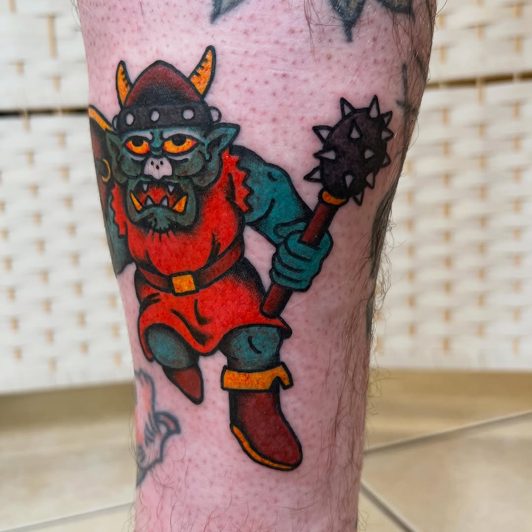 Tattoo by @sweetboytattoo — american_traditional, illustrative