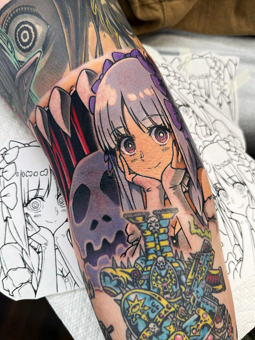 Tattoo by @chrismesitattoo โ anime
