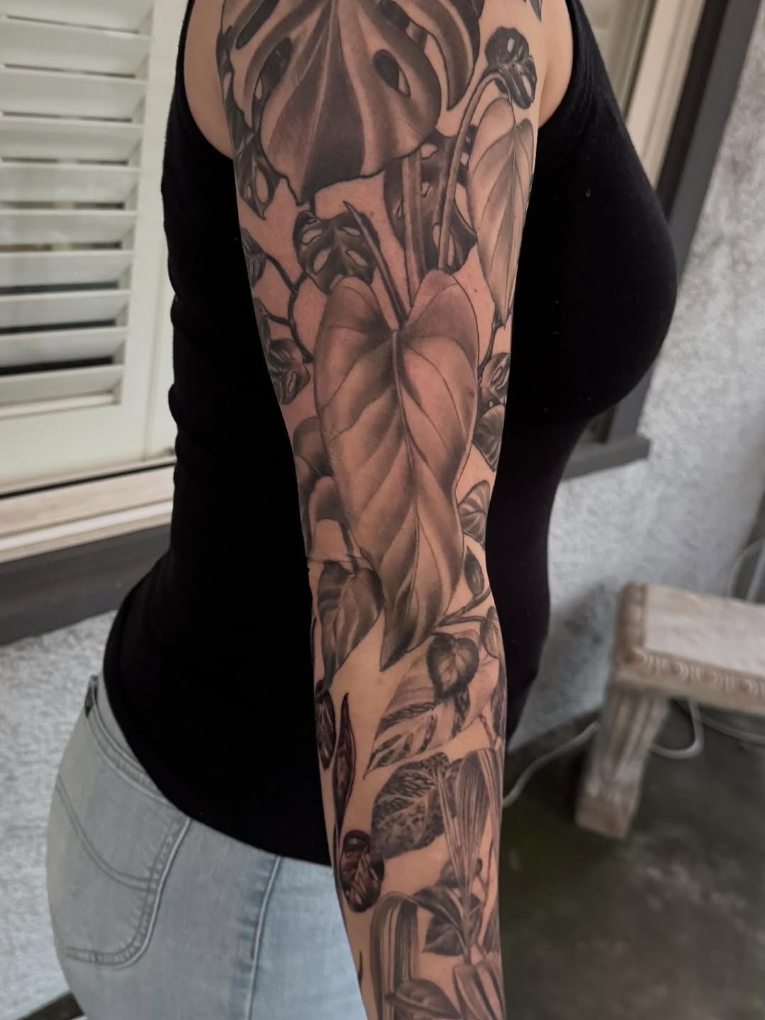 Tattoo by @travisbrowntattoos — black_and_grey, realism