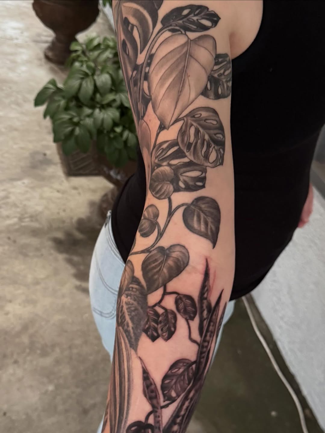Tattoo by @travisbrowntattoos — black_and_grey, realism