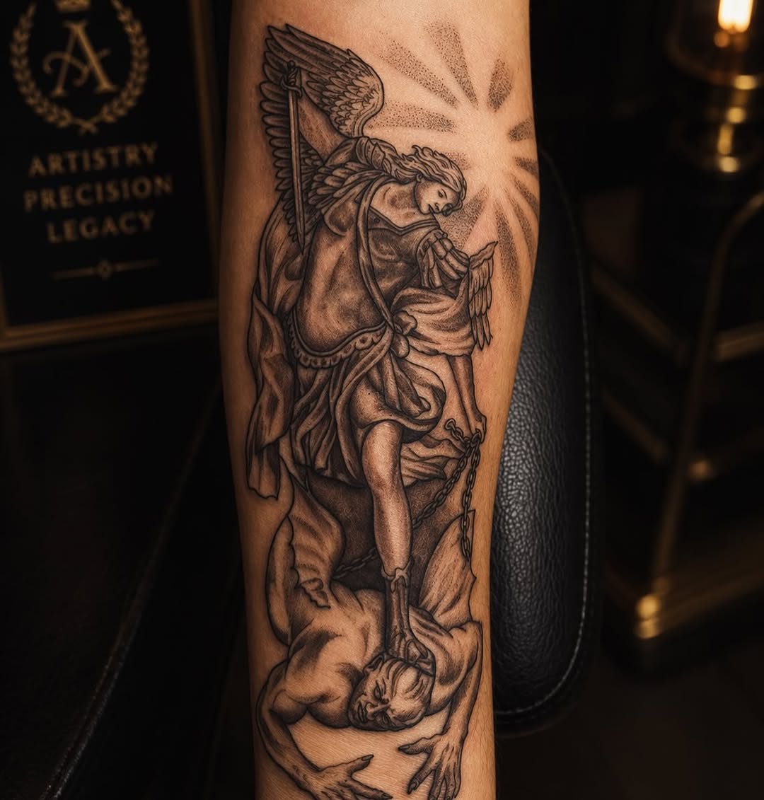 Tattoo by @el_maui787 — black_and_grey, realism