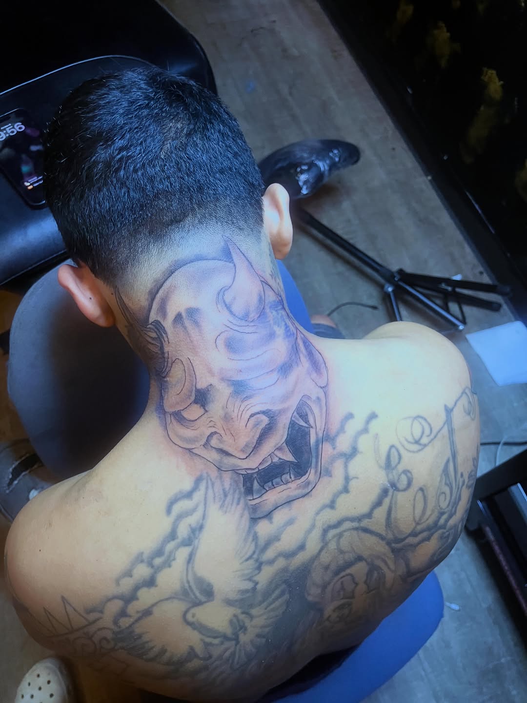 Tattoo by @el_maui787 — black_and_grey