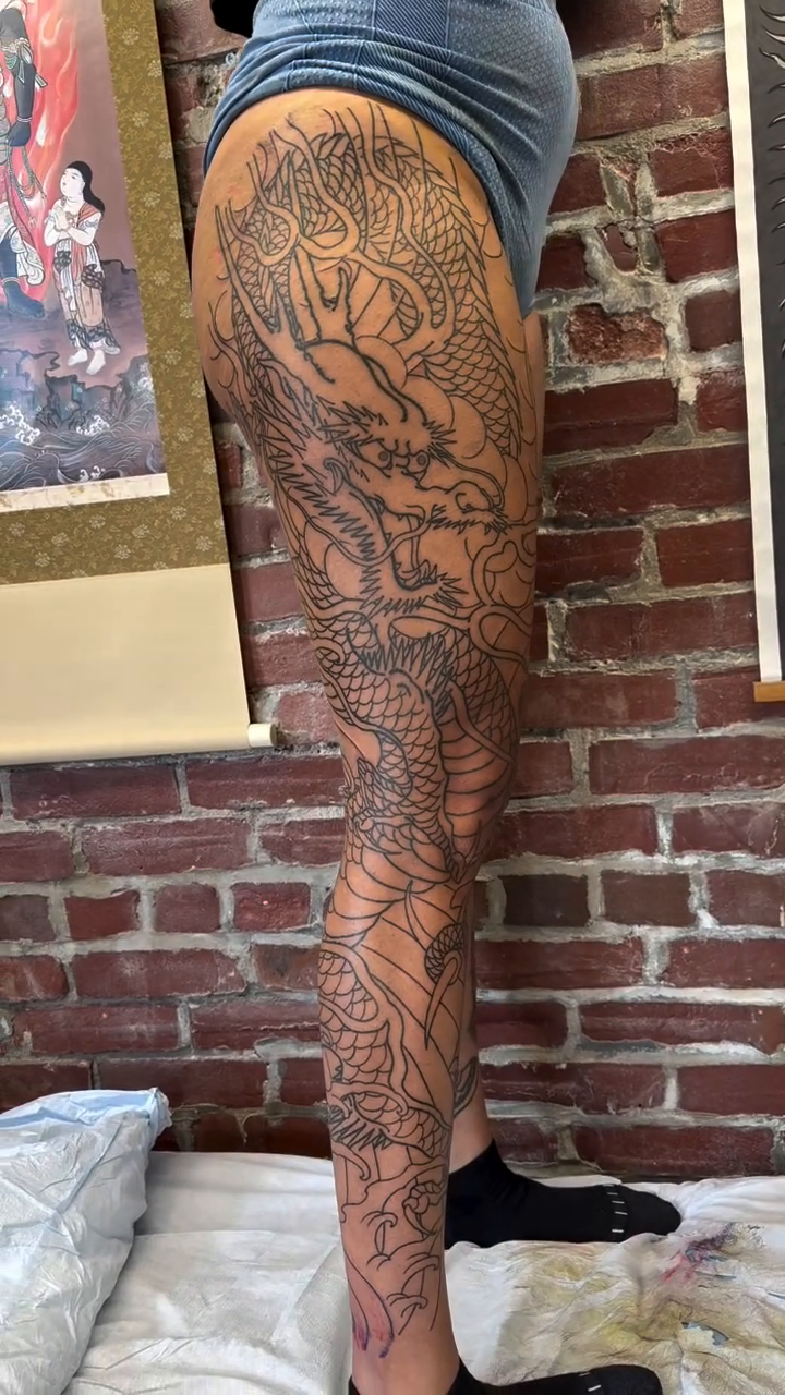 Tattoo by @keep.well โ japanese_irezumi, blackwork