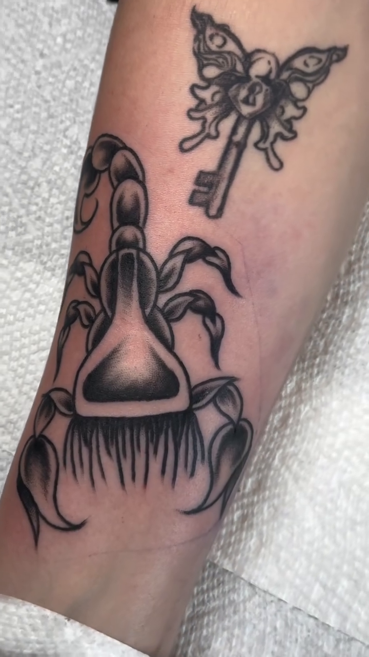 Tattoo by @elishabtatz — american_traditional, black_and_grey