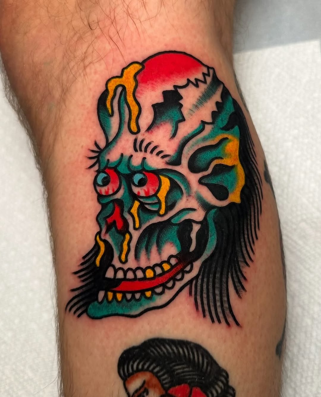 Tattoo by @zahra.tattoos — american_traditional, new_school