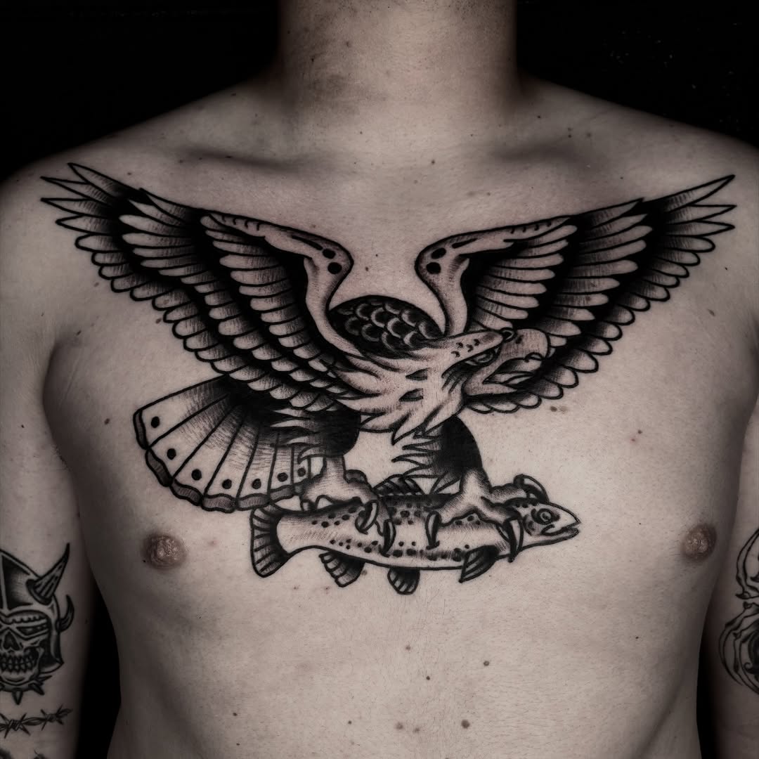 Tattoo by @chavolui_tattoos — american_traditional, black_and_grey