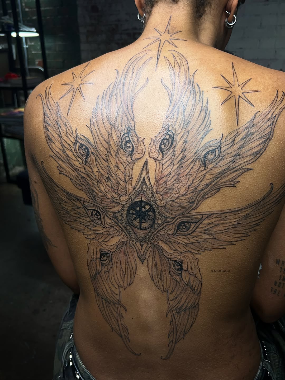 Tattoo by @taztheartist.tattoos โ blackwork