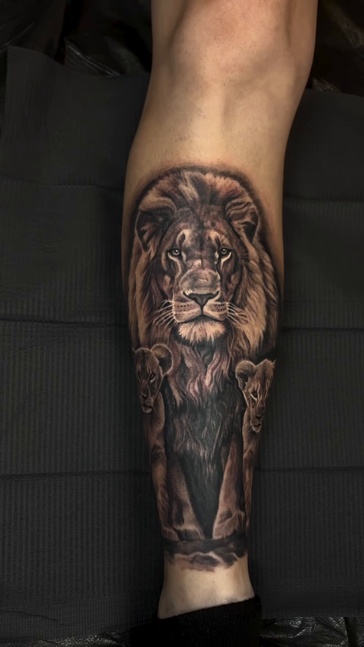 Tattoo by @tovar_tattoos — realism, black_and_grey