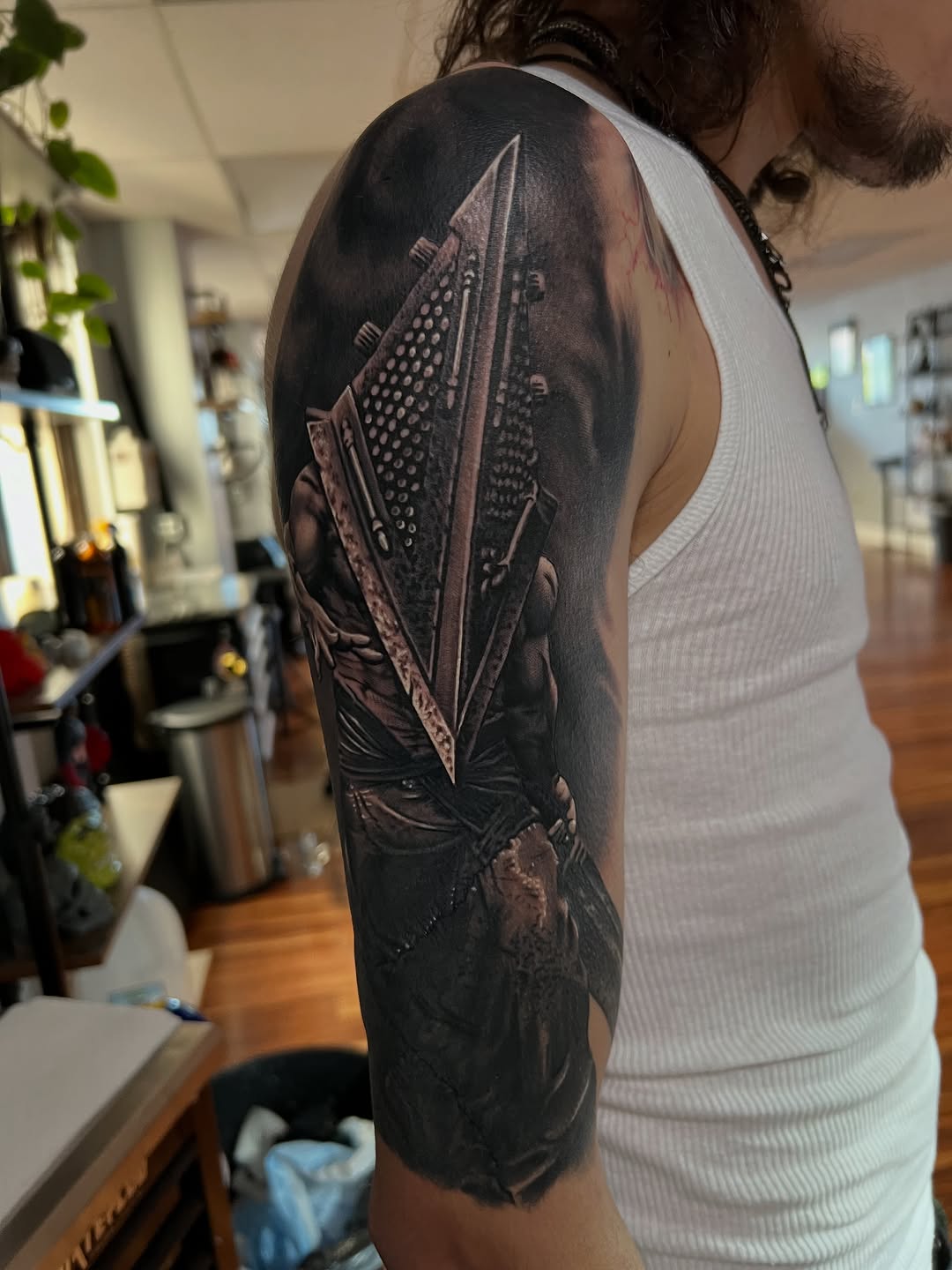 Tattoo by @alan.giles.tattoos — realism, dark_realism