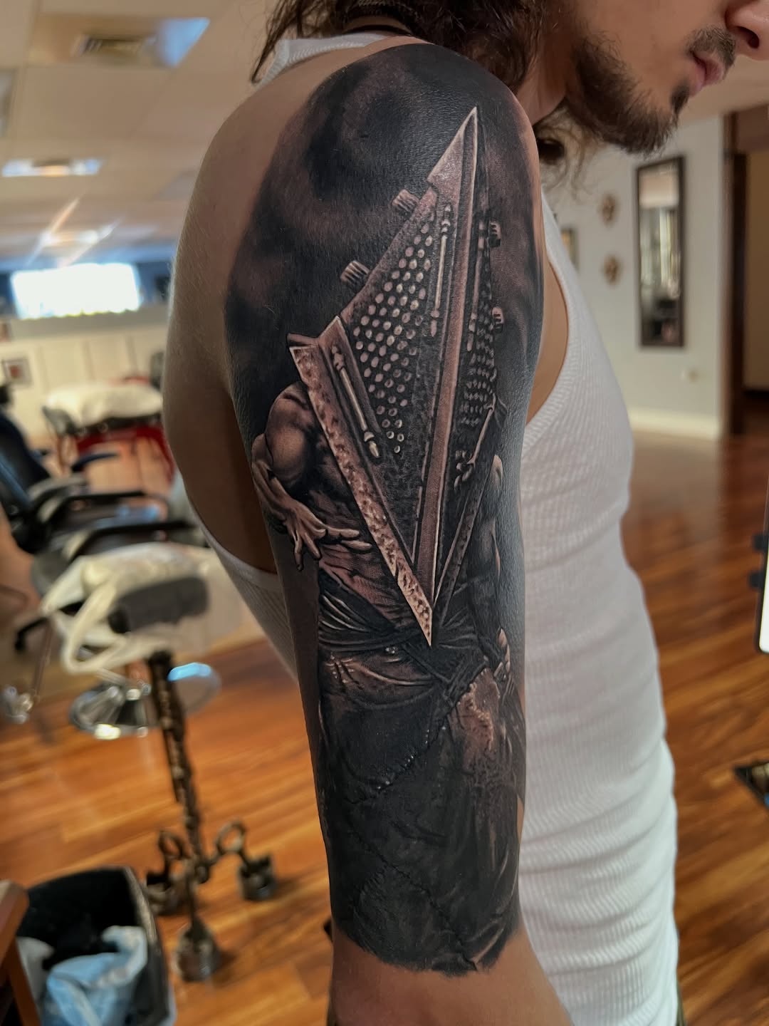 Tattoo by @alan.giles.tattoos — realism, dark_realism