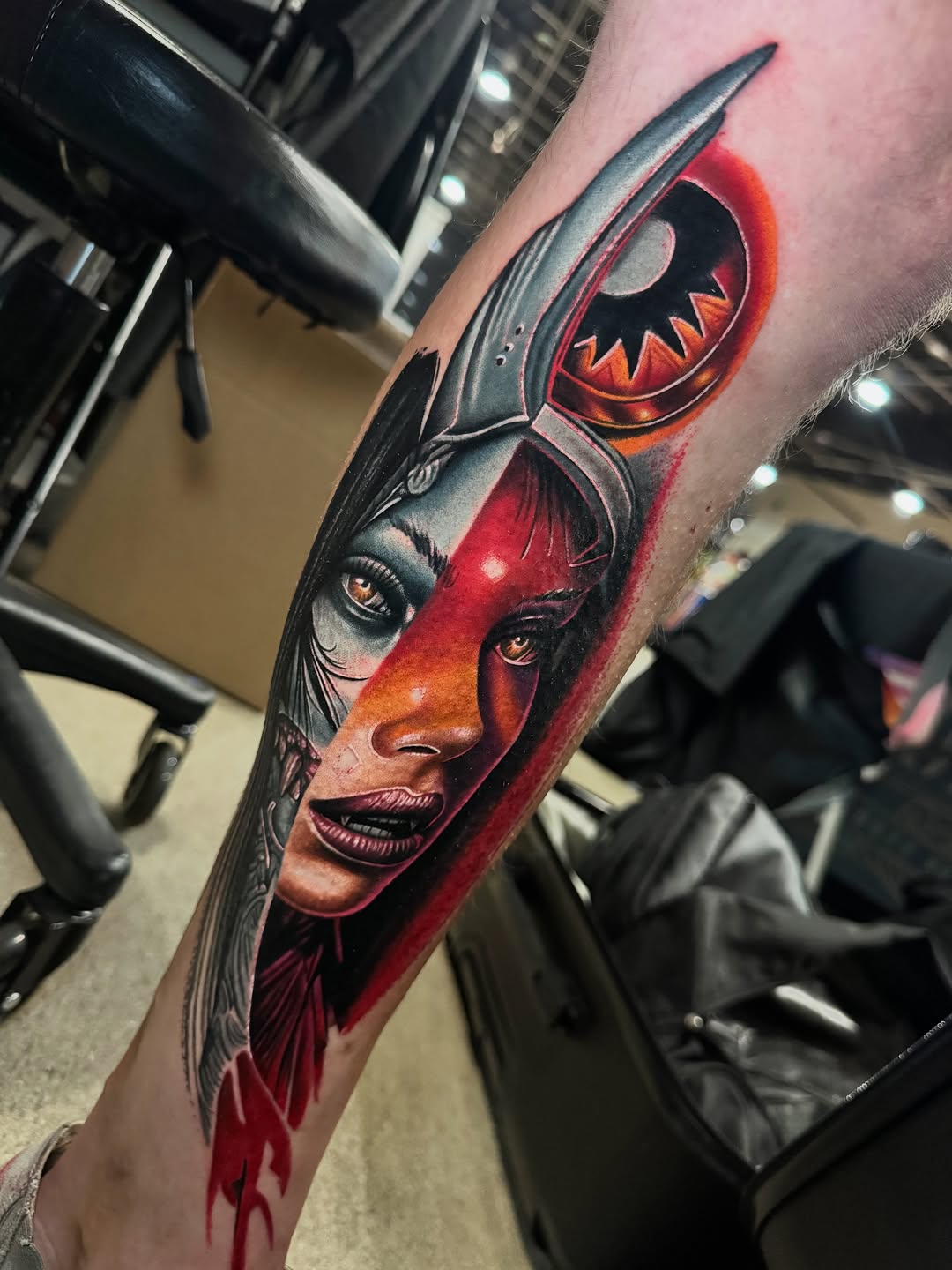 Tattoo by @gallant_tattoos — realism, black_and_grey