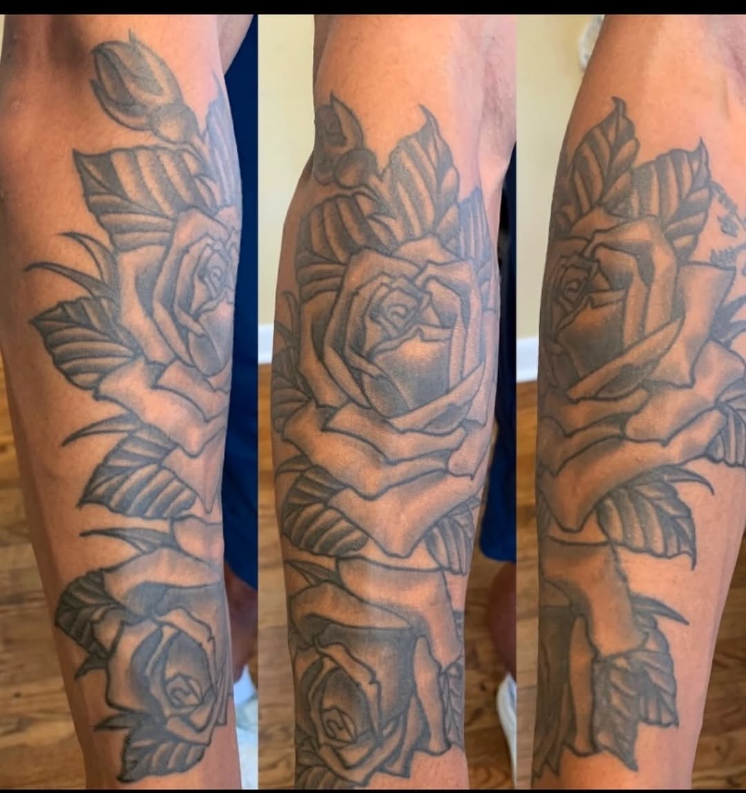 Tattoo by @mctkep — black_and_grey, realism