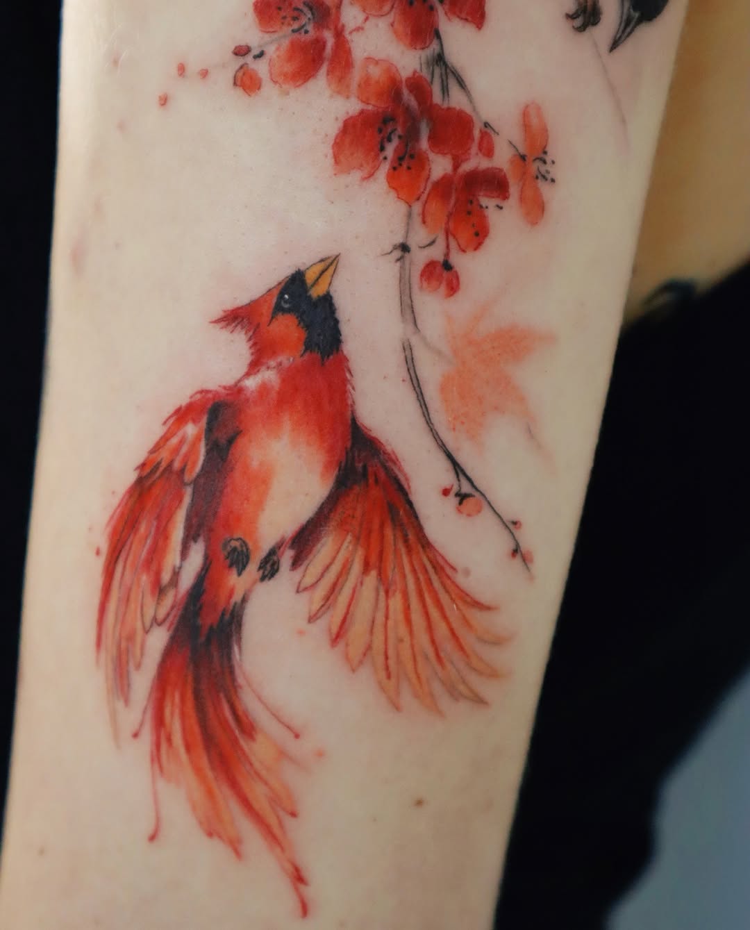 Tattoo by @sylvia.ink.journal — watercolor