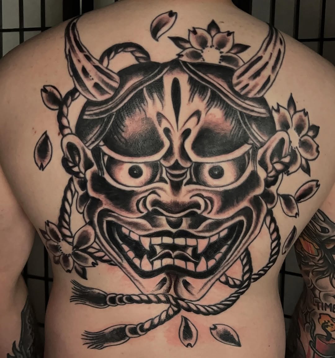 Tattoo by @dylanoquintattoo — japanese_irezumi, blackwork