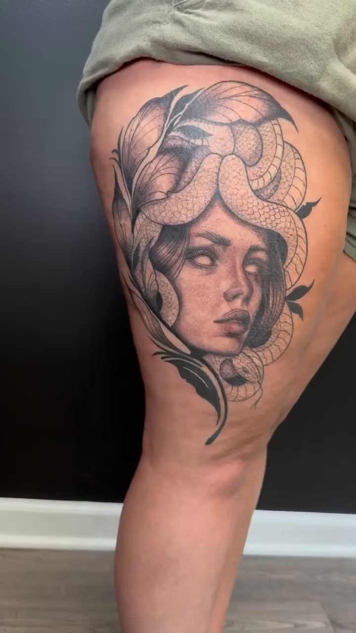Tattoo by @romito.ink — realism, black_and_grey
