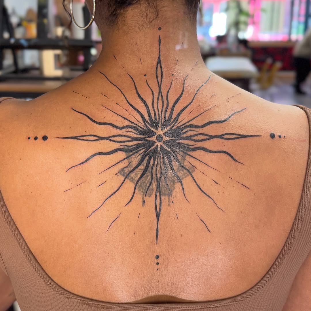 Tattoo by @mvillarreal.ink β illustrative, geometric