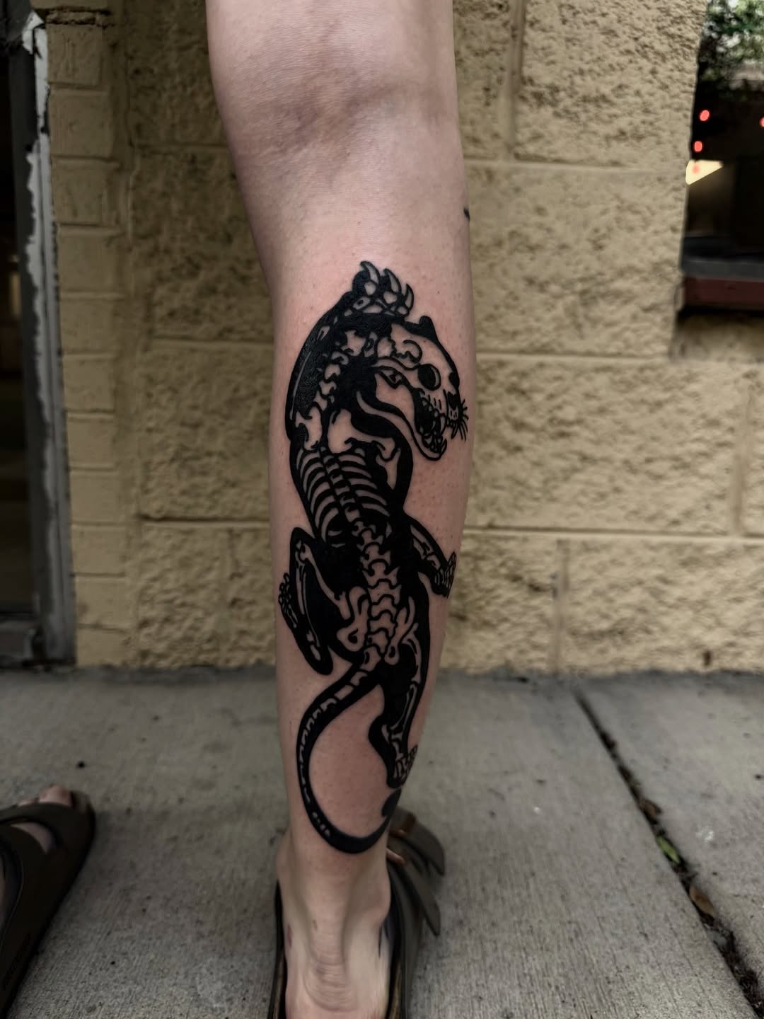Tattoo by @lack.work — blackwork, illustrative