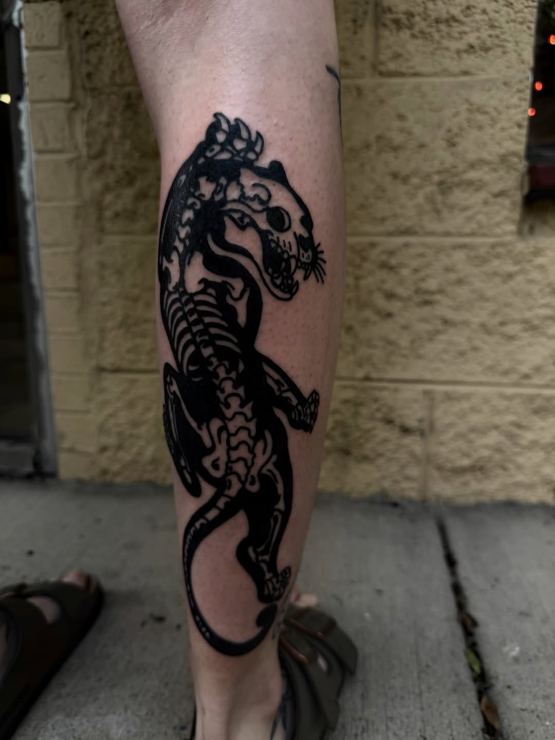 Tattoo by @lack.work — blackwork, illustrative