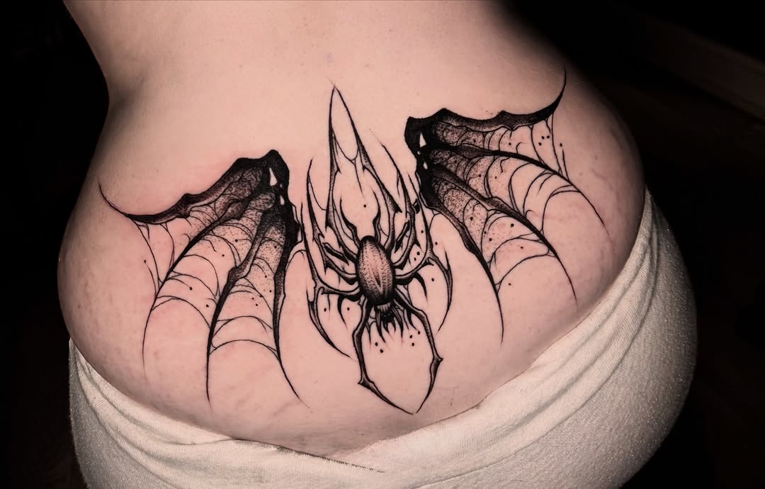 Tattoo by @inkedbydaisy β blackwork, illustrative