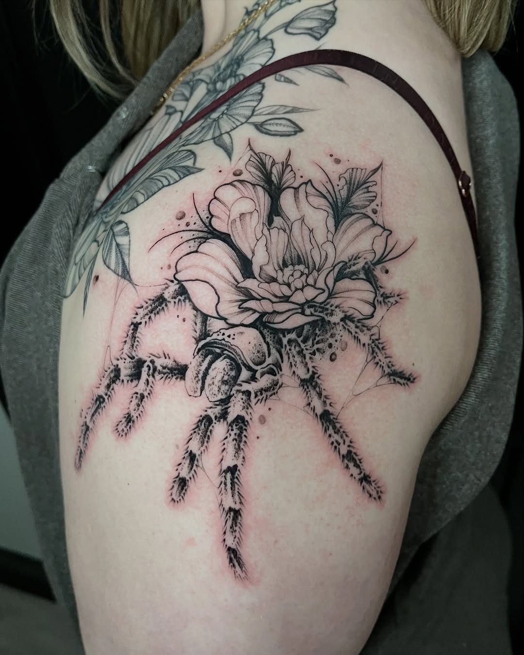 Tattoo by @tattoosbycameronj — realism, dotwork