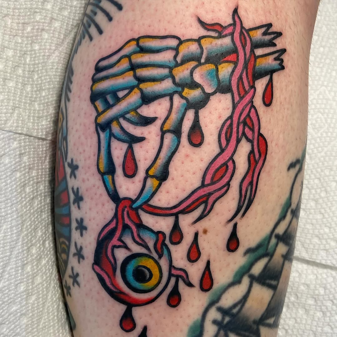 Tattoo by @thedeadwhatever — american_traditional, illustrative