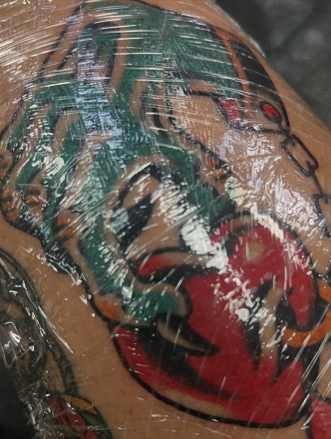 Tattoo by @hp.tattoos — american_traditional, illustrative